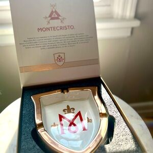 M by Montecristo Gold and Red Ashtray